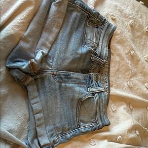 American Eagle Light Wash Denim Shorts
